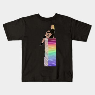 Tower of Books Kids T-Shirt